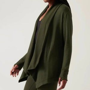 Athleta Pranayama Restore Wrap - Olive - XLT - worn once